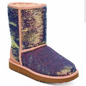 Women’s classic short cosmos sequin boots